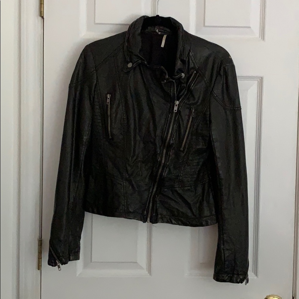 Free People Leather Jacket